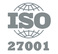 logo of ISO 27001 indicating DataClap is ISO certified for data security